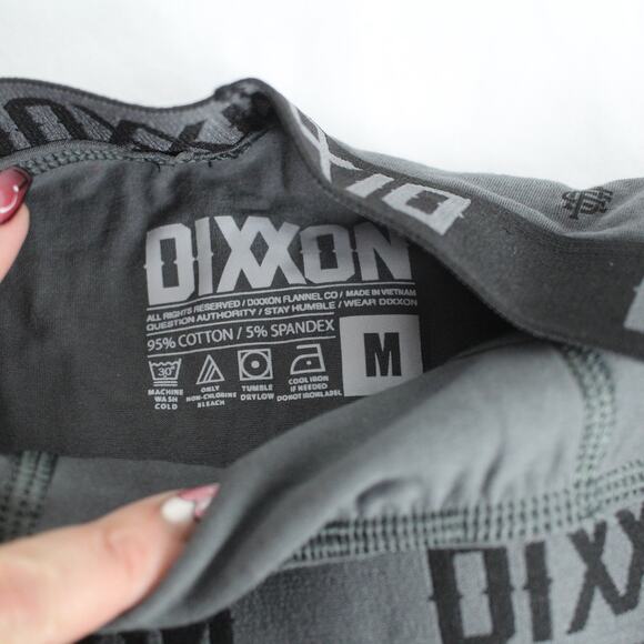 Dixxon Flannel Co. 2 Pack Men's Boxer Briefs Size M NWT Grey Gray Black - Picture 5 of 5